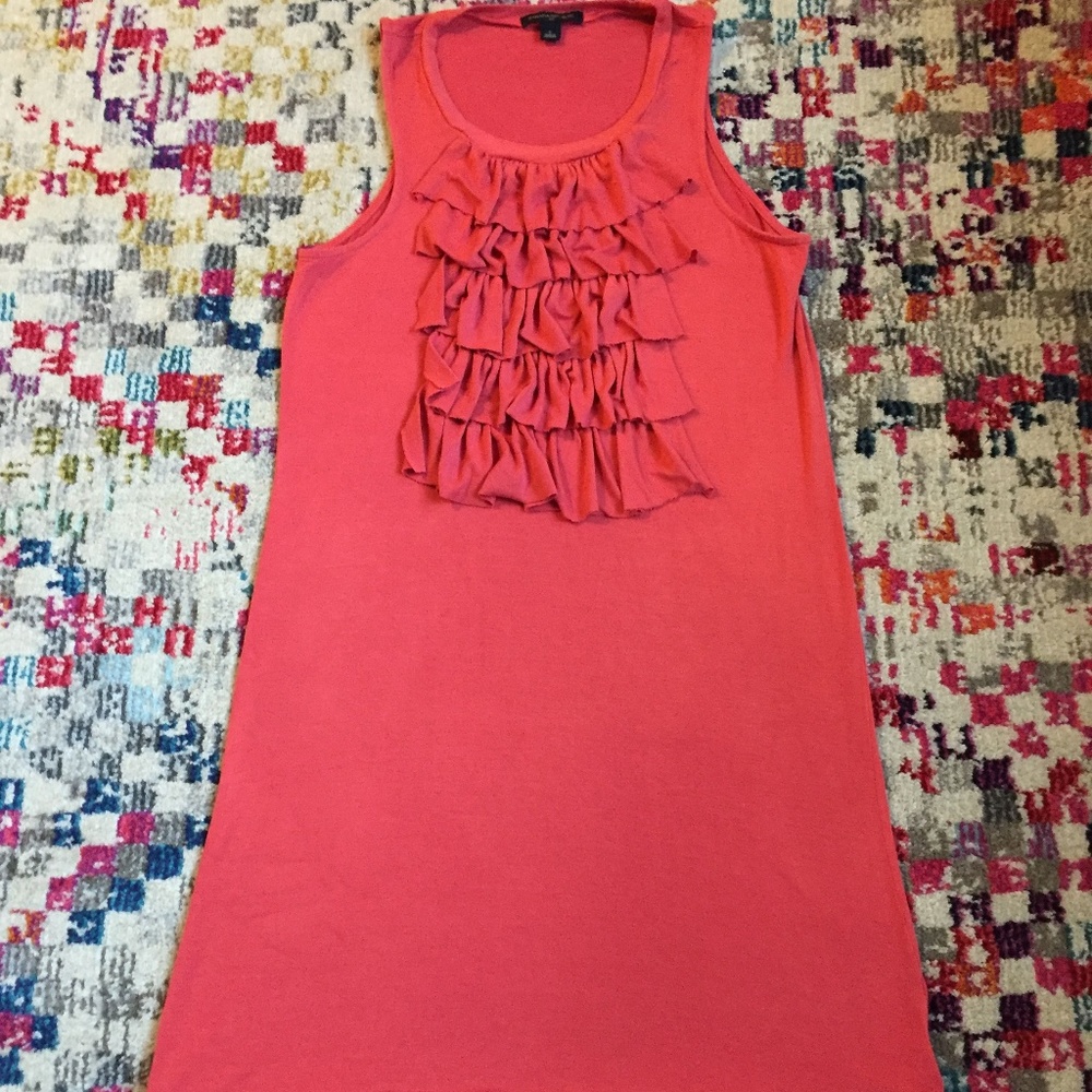 Banana Republic ruffle tank dress